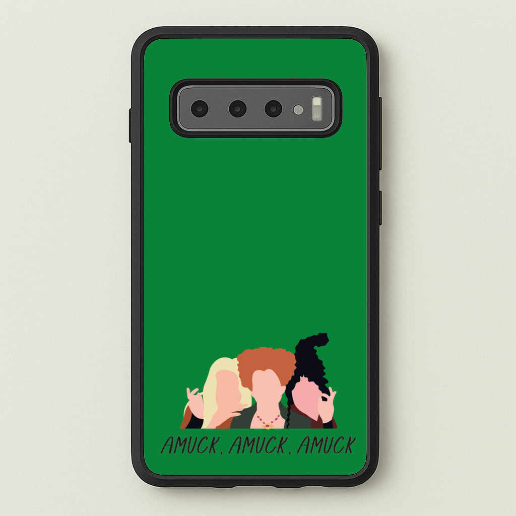 Amuck, Amuck, Amuck - Hocus Halloween  - Houcs Pocus Phone Case for Galaxy S10 Plus