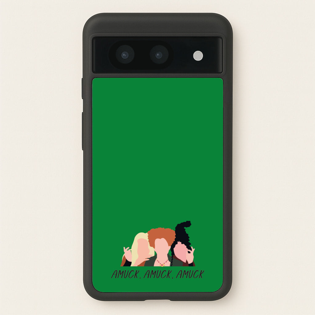 Amuck, Amuck, Amuck - Hocus Halloween  - Houcs Pocus Phone Case for Google Pixel 8a