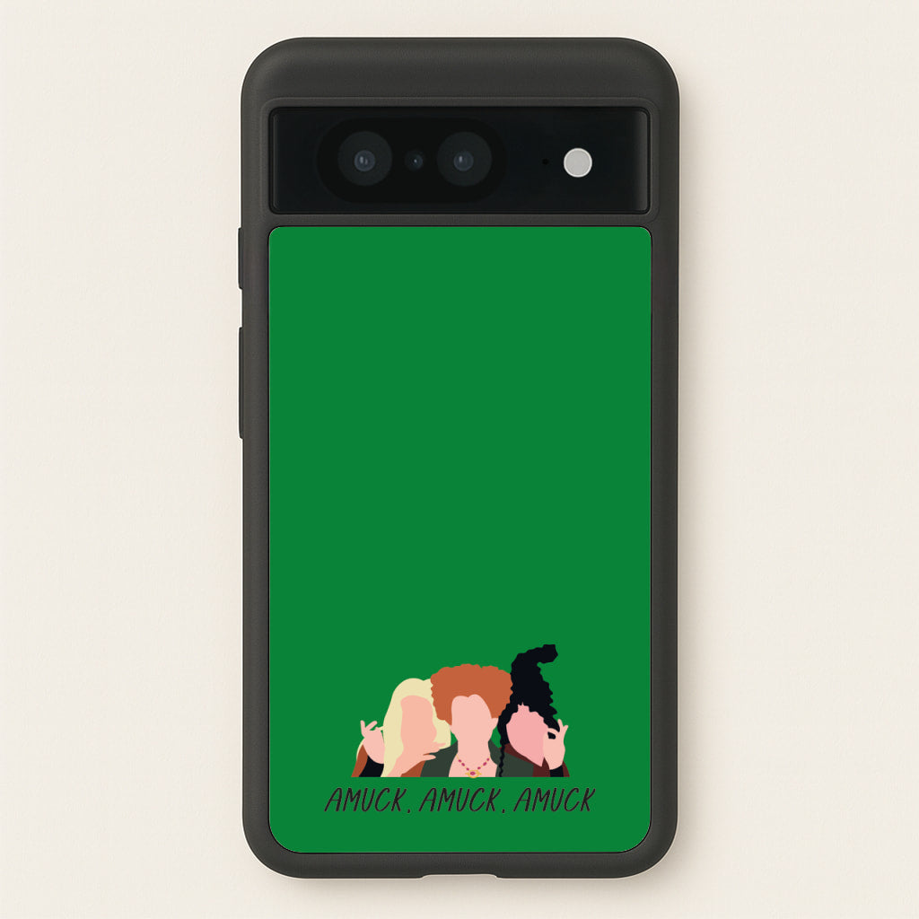 Amuck, Amuck, Amuck - Hocus Halloween  - Houcs Pocus Phone Case for Google Pixel 8