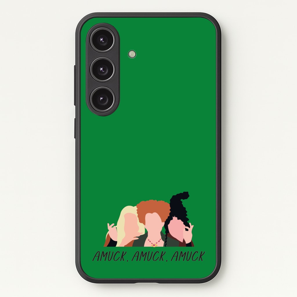 Amuck, Amuck, Amuck - Hocus Halloween  - Houcs Pocus Phone Case for Galaxy S24 Plus