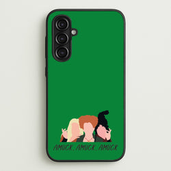 Amuck, Amuck, Amuck - Hocus Halloween  - Houcs Pocus Phone Case for Galaxy A16
