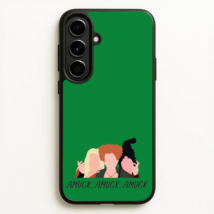 Amuck, Amuck, Amuck - Hocus Halloween  - Houcs Pocus Phone Case for Galaxy A56