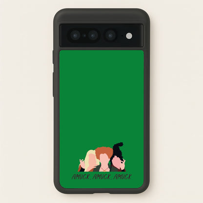 Amuck, Amuck, Amuck - Hocus Halloween  - Houcs Pocus Phone Case for Google Pixel 7 Pro