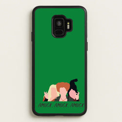 Amuck, Amuck, Amuck - Hocus Halloween  - Houcs Pocus Phone Case for Galaxy S9