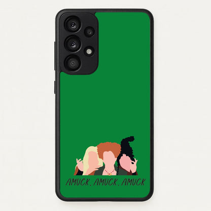 Amuck, Amuck, Amuck - Hocus Halloween  - Houcs Pocus Phone Case for Galaxy A33