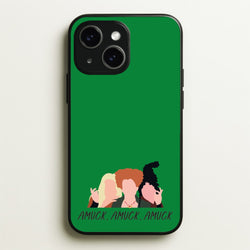 Amuck, Amuck, Amuck - Hocus Halloween  - Houcs Pocus Phone Case for iPhone 14