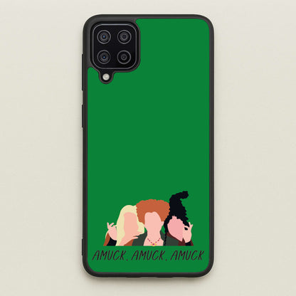 Amuck, Amuck, Amuck - Hocus Halloween  - Houcs Pocus Phone Case for Galaxy A12