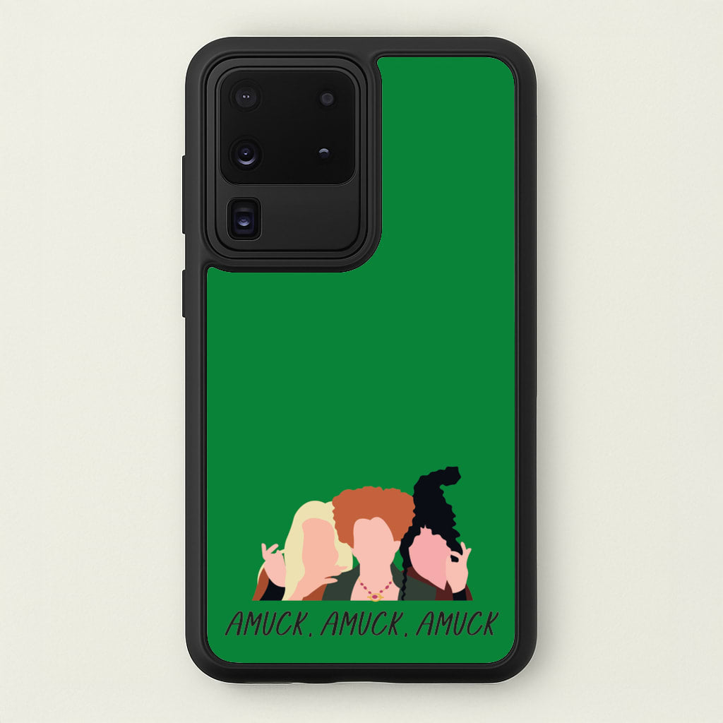Amuck, Amuck, Amuck - Hocus Halloween  - Houcs Pocus Phone Case for Galaxy S20 Ultra
