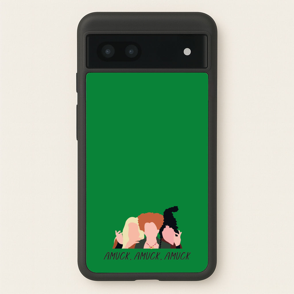 Amuck, Amuck, Amuck - Hocus Halloween  - Houcs Pocus Phone Case for Google Pixel 6a