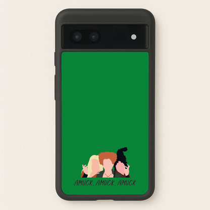 Amuck, Amuck, Amuck - Hocus Halloween  - Houcs Pocus Phone Case for Google Pixel 6a