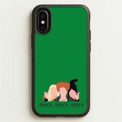 Amuck, Amuck, Amuck - Hocus Halloween  - Houcs Pocus Phone Case for iPhone X / XS