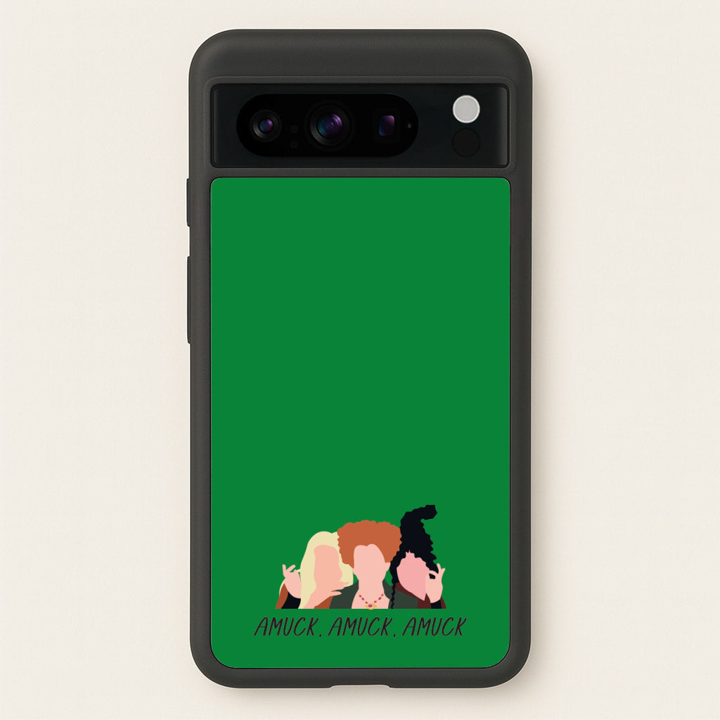 Amuck, Amuck, Amuck - Hocus Halloween  - Houcs Pocus Phone Case for Google Pixel 8 Pro