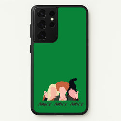 Amuck, Amuck, Amuck - Hocus Halloween  - Houcs Pocus Phone Case for Galaxy S21 Ultra