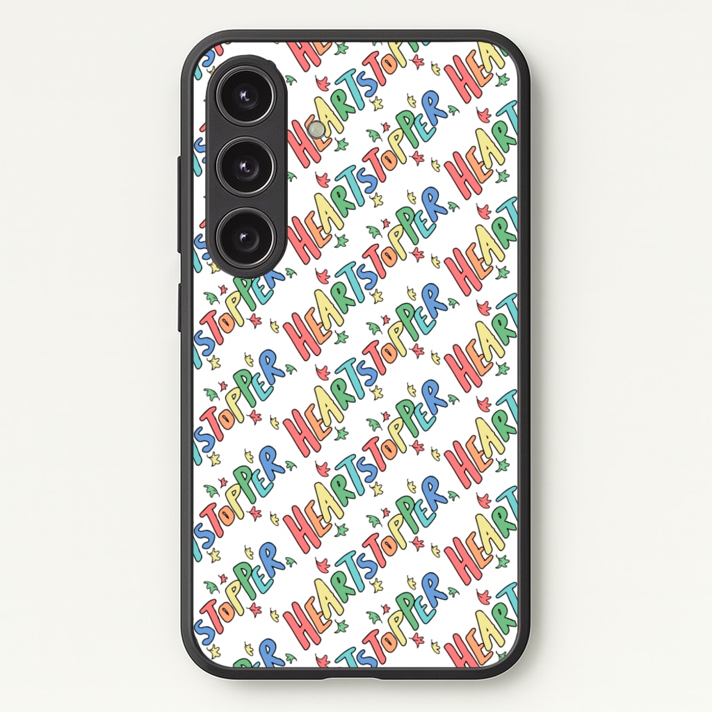 Heart Pattern  - Heartstopper Phone Case for Galaxy S24