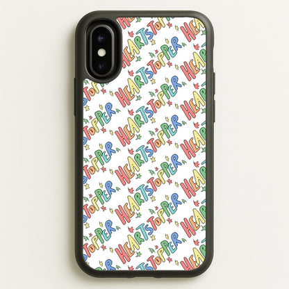 Heart Pattern  - Heartstopper Phone Case for iPhone X / XS
