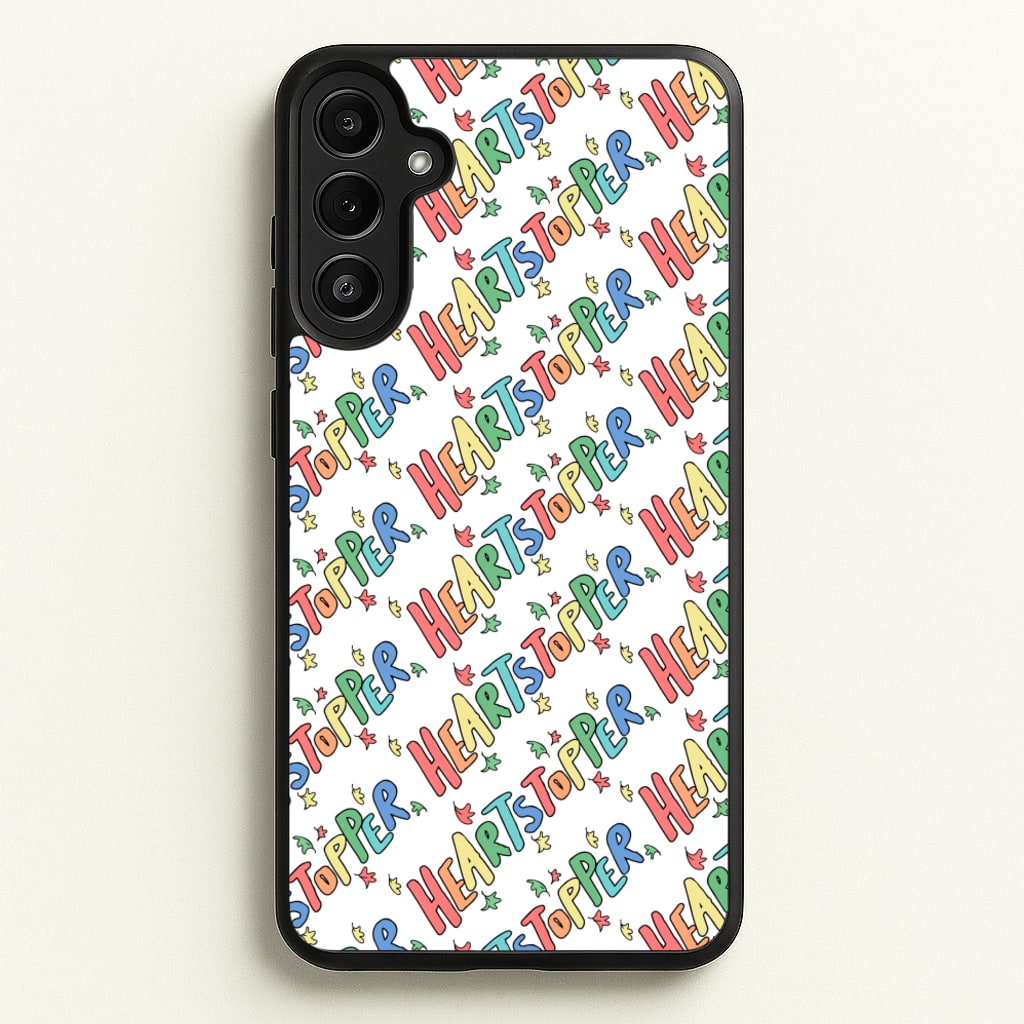 Heart Pattern  - Heartstopper Phone Case for Galaxy A34