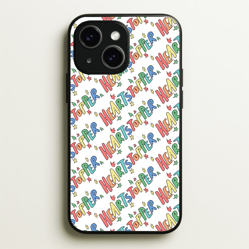 Heart Pattern  - Heartstopper Phone Case for iPhone 15