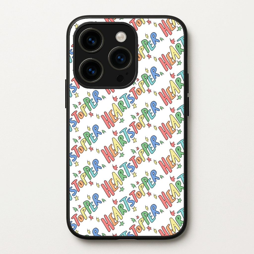 Heart Pattern  - Heartstopper Phone Case for iPhone 15 Pro