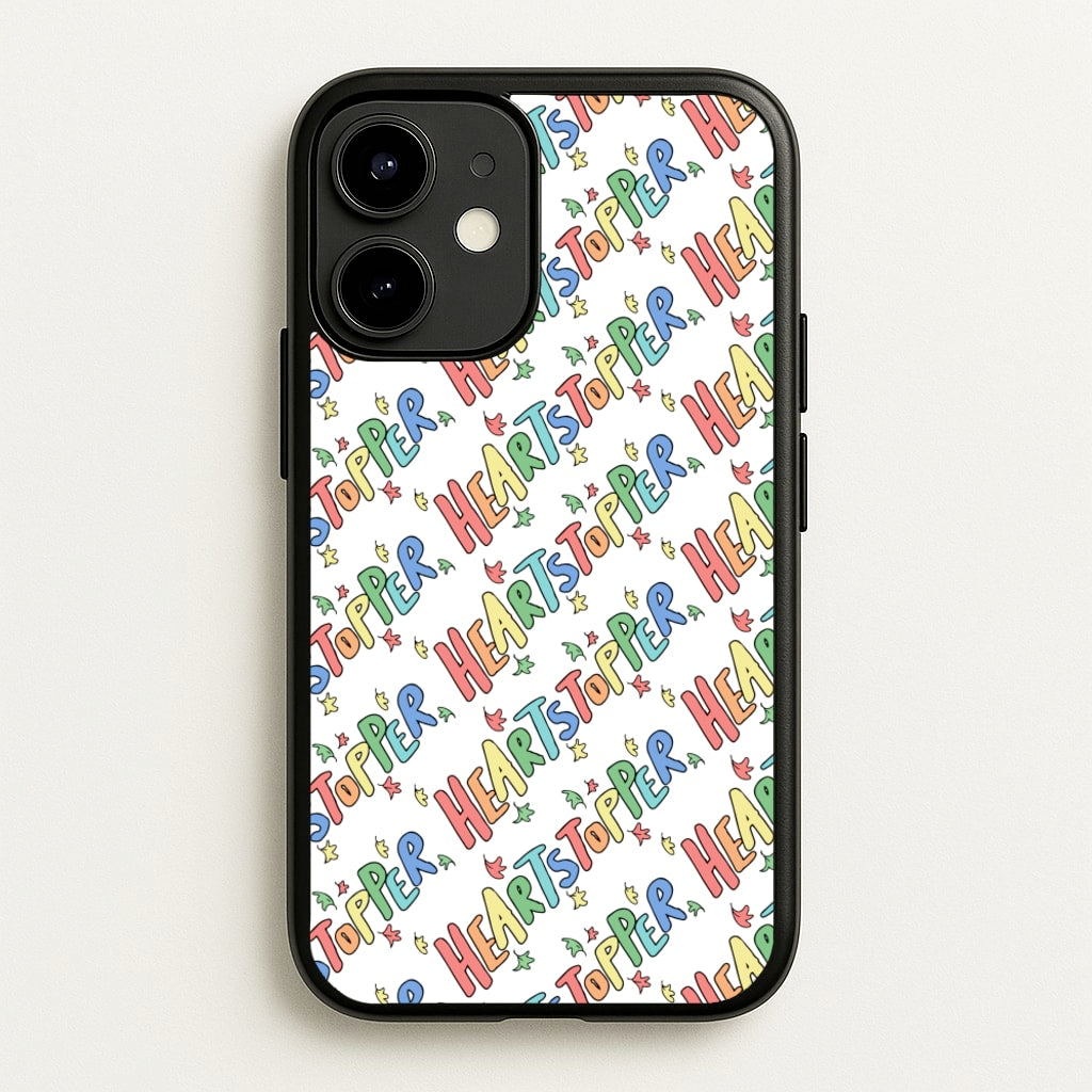 Heart Pattern  - Heartstopper Phone Case for iPhone 12 Mini