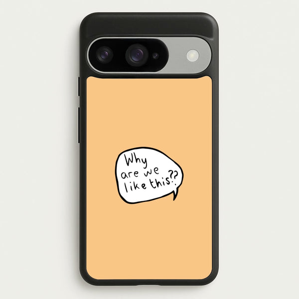 Why Are We Like This - Heart TV Phone Case for Google Pixel 10 / 10 Pro
