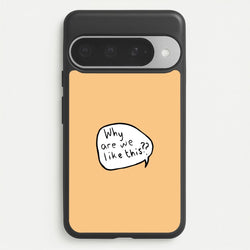 Why Are We Like This - Heart TV Phone Case for Google Pixel 10 Pro XL