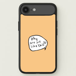 Why Are We Like This - Heart TV Phone Case for iPhone 17 Air