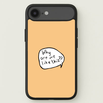 Why Are We Like This - Heart TV Phone Case for iPhone 17 Air