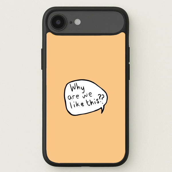 Why Are We Like This - Heart TV Phone Case for iPhone 17 Air