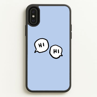 Hi Hi - Heart TV  - Heartstopper Phone Case for iPhone XS Max