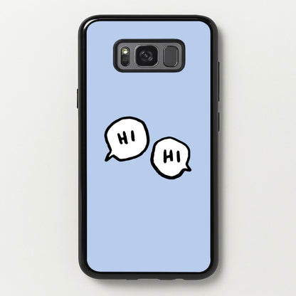 Hi Hi - Heart TV  - Heartstopper Phone Case for Galaxy S8