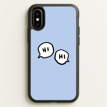 Hi Hi - Heart TV  - Heartstopper Phone Case for iPhone X / XS