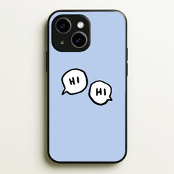 Hi Hi - Heart TV  - Heartstopper Phone Case for iPhone 15