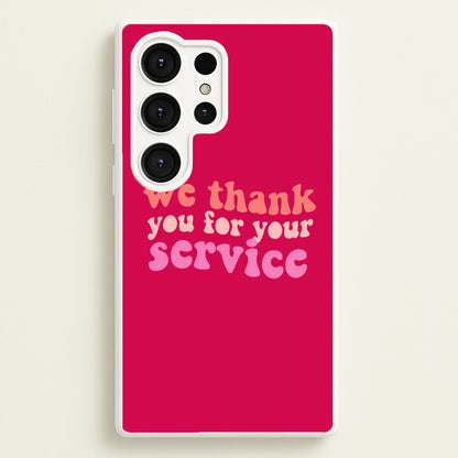 We Thank You For Your Service - Heart TV  - Heartstopper Phone Case for Galaxy S25 Ultra