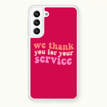 We Thank You For Your Service - Heart TV  - Heartstopper Phone Case for Galaxy S22 Plus