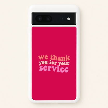 We Thank You For Your Service - Heart TV  - Heartstopper Phone Case for Google Pixel 7