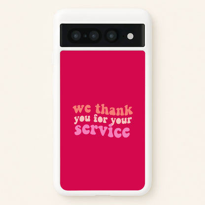 We Thank You For Your Service - Heart TV  - Heartstopper Phone Case for Google Pixel 7 Pro