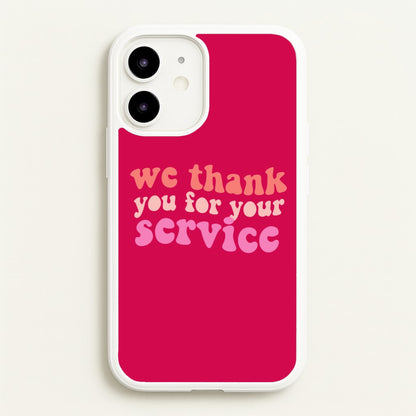 We Thank You For Your Service - Heart TV  - Heartstopper Phone Case for iPhone 12 Mini