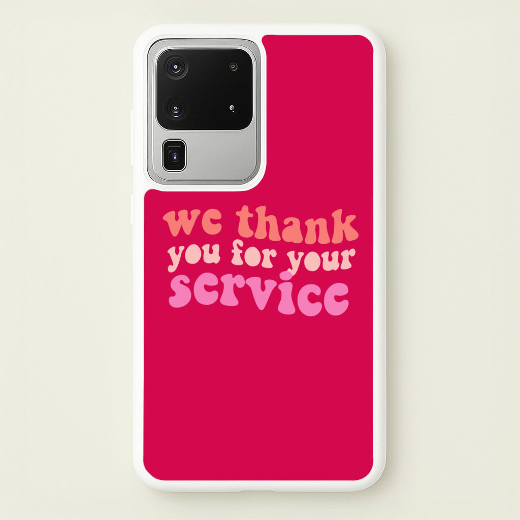 We Thank You For Your Service - Heart TV  - Heartstopper Phone Case for Galaxy S20 Ultra