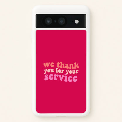 We Thank You For Your Service - Heart TV  - Heartstopper Phone Case for Google Pixel 8