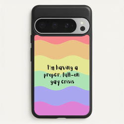 Gay Crisis - Heart TV  - Heartstopper Phone Case for Google Pixel 9 Pro XL