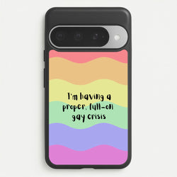 Gay Crisis - Heart TV Phone Case for Google Pixel 10 Pro XL