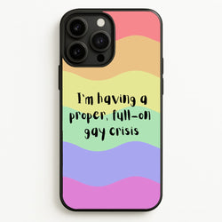 Gay Crisis - Heart TV  - Heartstopper Phone Case for iPhone 13 Pro Max