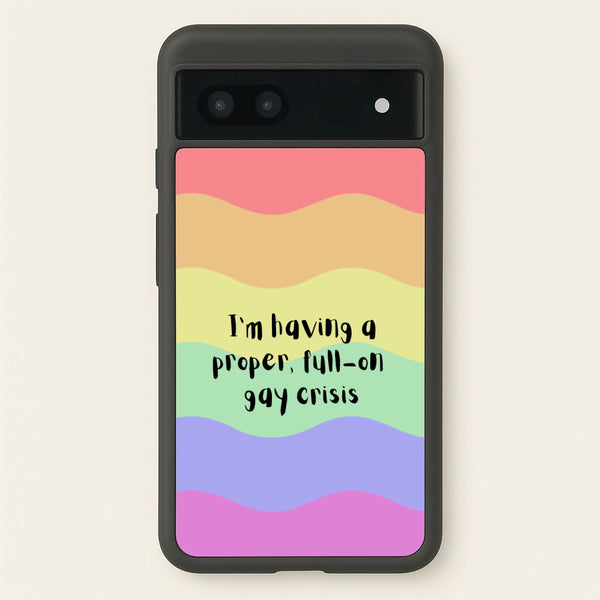 Gay Crisis - Heart TV  - Heartstopper Phone Case for Google Pixel 7a