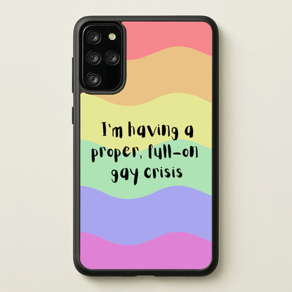 Gay Crisis - Heart TV  - Heartstopper Phone Case for Galaxy S20 Plus