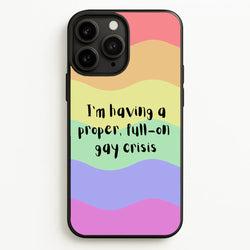 Gay Crisis - Heart TV  - Heartstopper Phone Case for iPhone 11 Pro