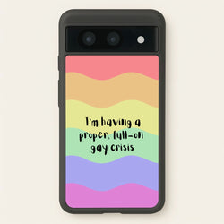 Gay Crisis - Heart TV  - Heartstopper Phone Case for Google Pixel 8a