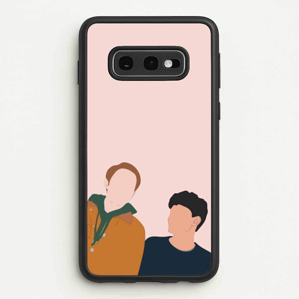 Nick And Charlie - Heart TV  - Heartstopper Phone Case for Galaxy S10e