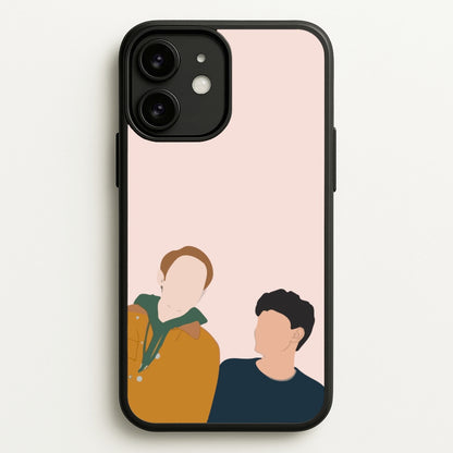 Nick And Charlie - Heart TV  - Heartstopper Phone Case for iPhone 11