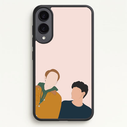 Nick And Charlie - Heart TV  - Heartstopper Phone Case for Galaxy S25 Edge
