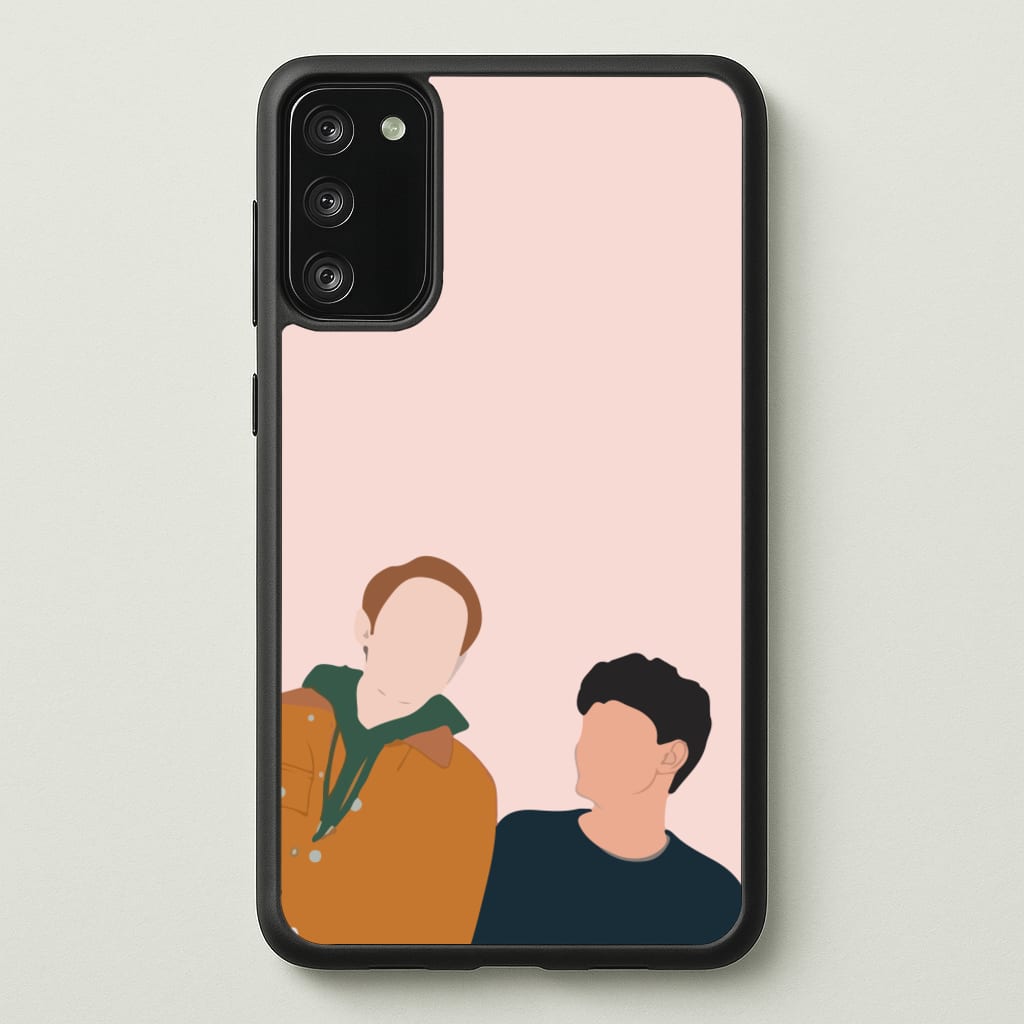Nick And Charlie - Heart TV  - Heartstopper Phone Case for Galaxy S20
